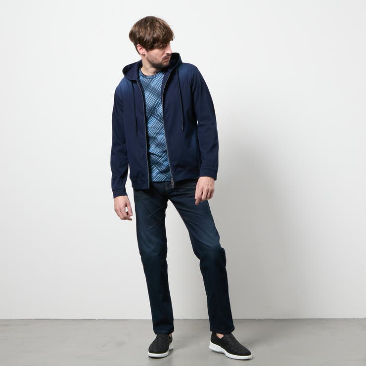 ハイテンションジャージーデニムジップアップパーカー | NICOLE | 詳細画像18 