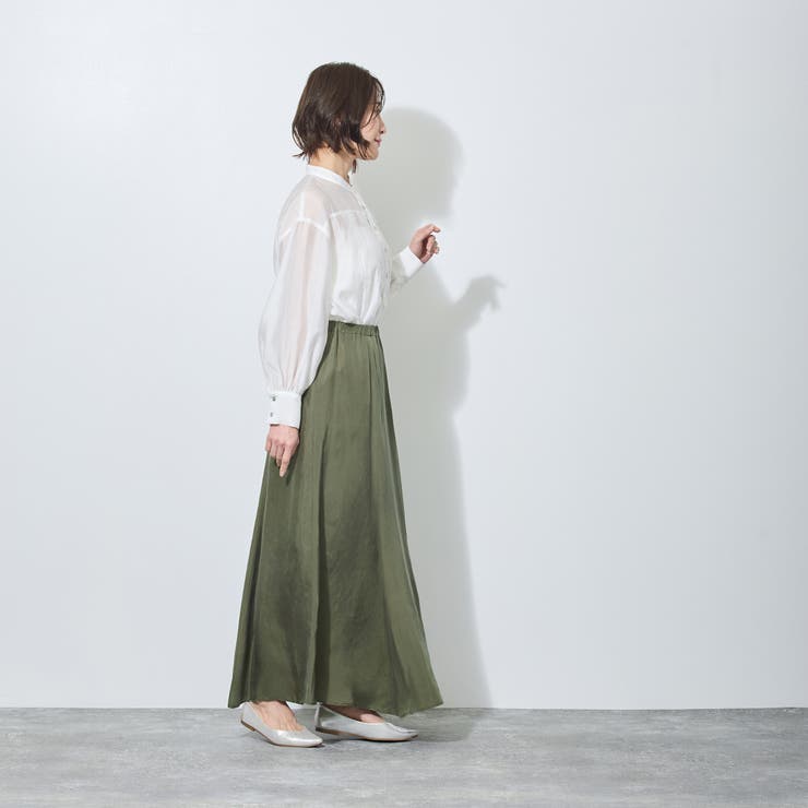 【WALDO】前スリット入りマーメードマキシスカート | NICOLE | 詳細画像3 