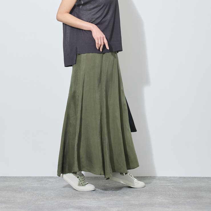 【WALDO】前スリット入りマーメードマキシスカート | NICOLE | 詳細画像4 