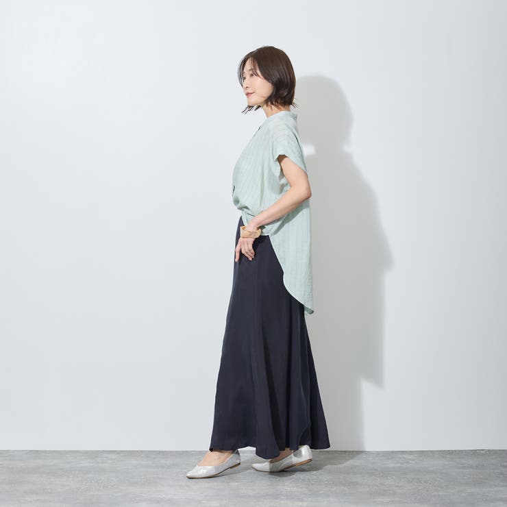 【WALDO】前スリット入りマーメードマキシスカート | NICOLE | 詳細画像9 