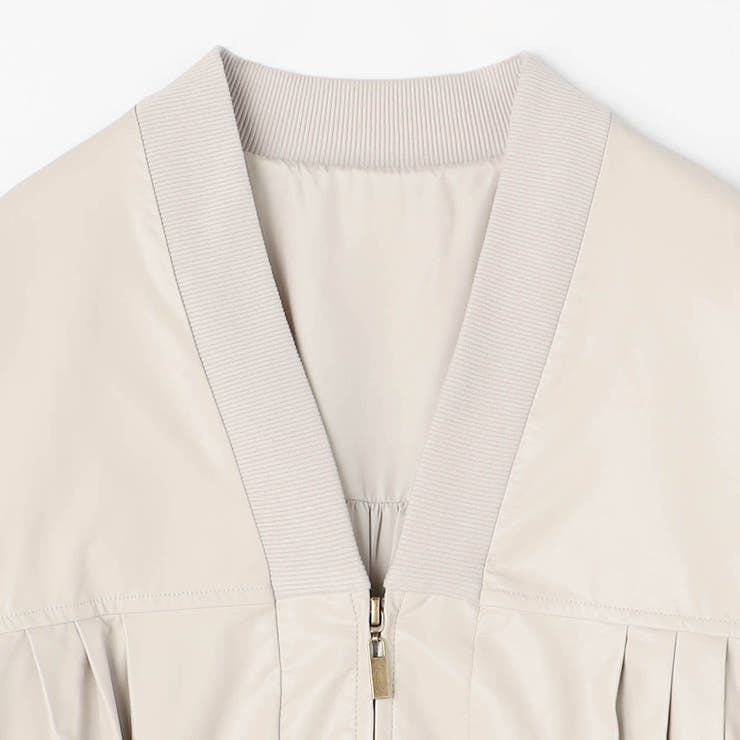 【WALDO】合皮プリーツジップアップブルゾン | NICOLE | 詳細画像17 