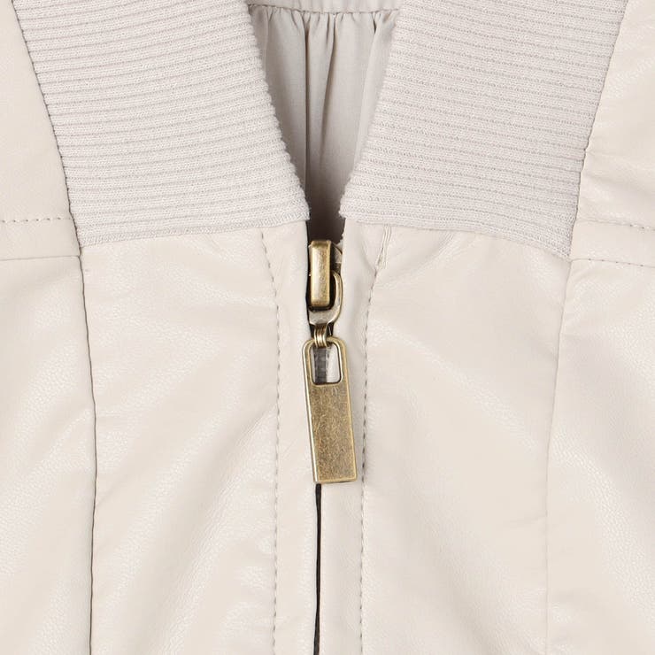 【WALDO】合皮プリーツジップアップブルゾン | NICOLE | 詳細画像18 