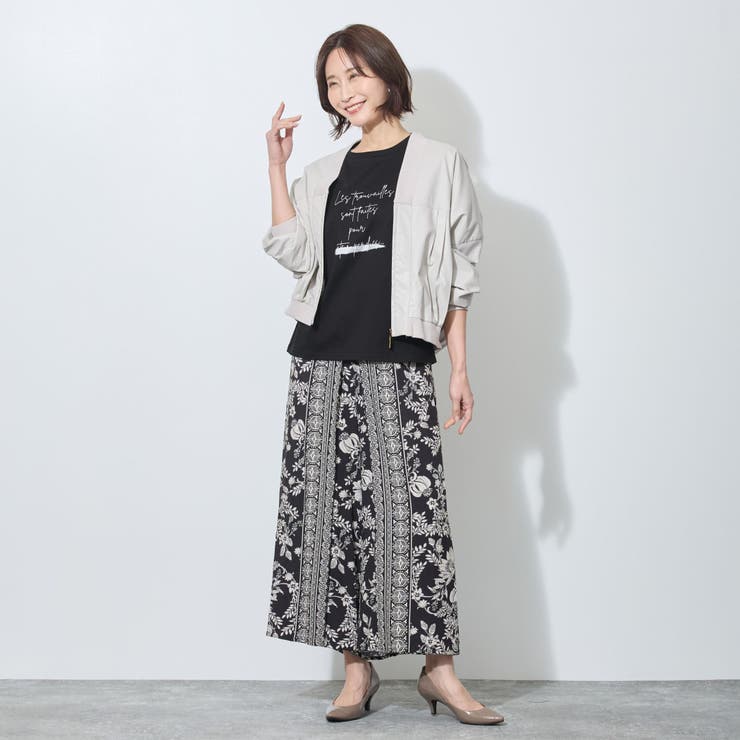 【WALDO】合皮プリーツジップアップブルゾン | NICOLE | 詳細画像2 