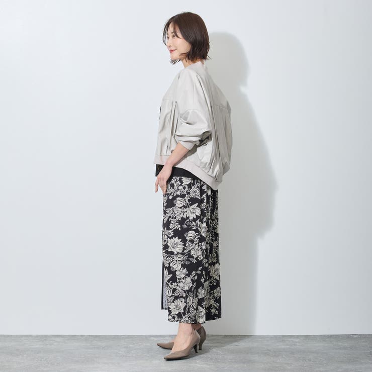 【WALDO】合皮プリーツジップアップブルゾン | NICOLE | 詳細画像5 