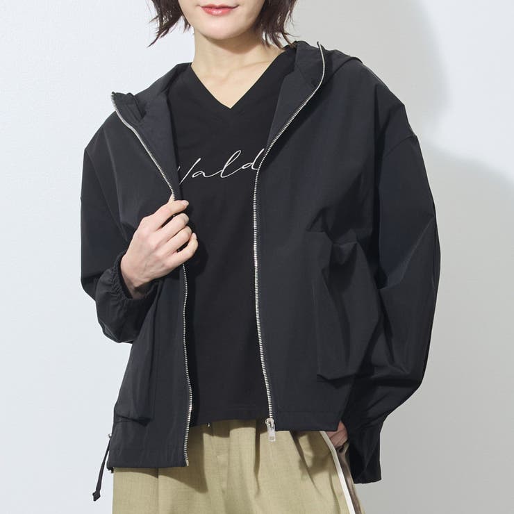 【WALDO】フード付きジップアップ一重ブルゾン | NICOLE | 詳細画像13 
