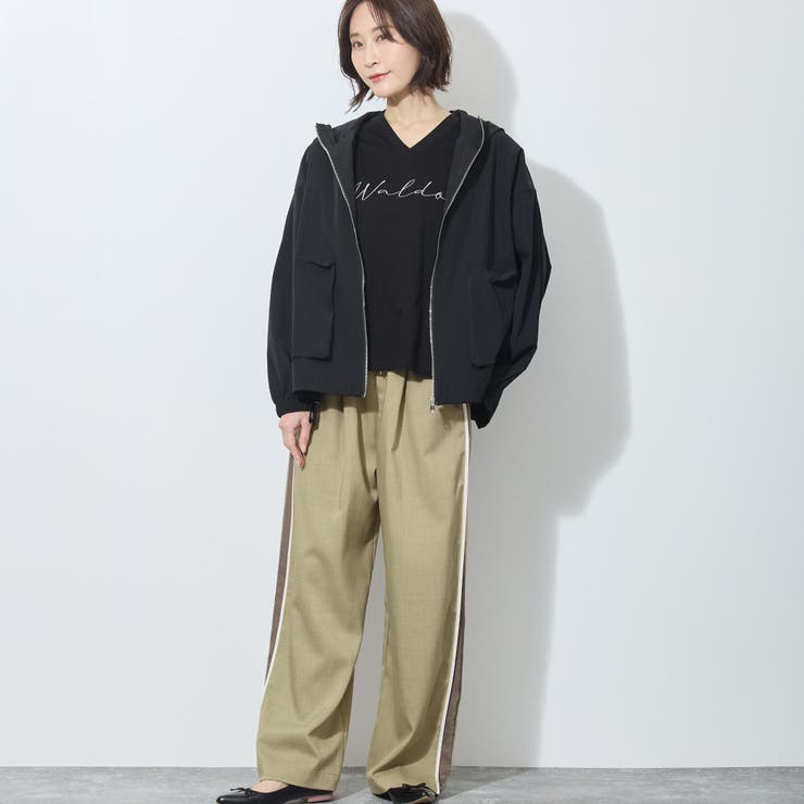 【WALDO】フード付きジップアップ一重ブルゾン | NICOLE | 詳細画像17 