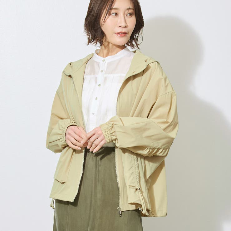 【WALDO】フード付きジップアップ一重ブルゾン | NICOLE | 詳細画像2 