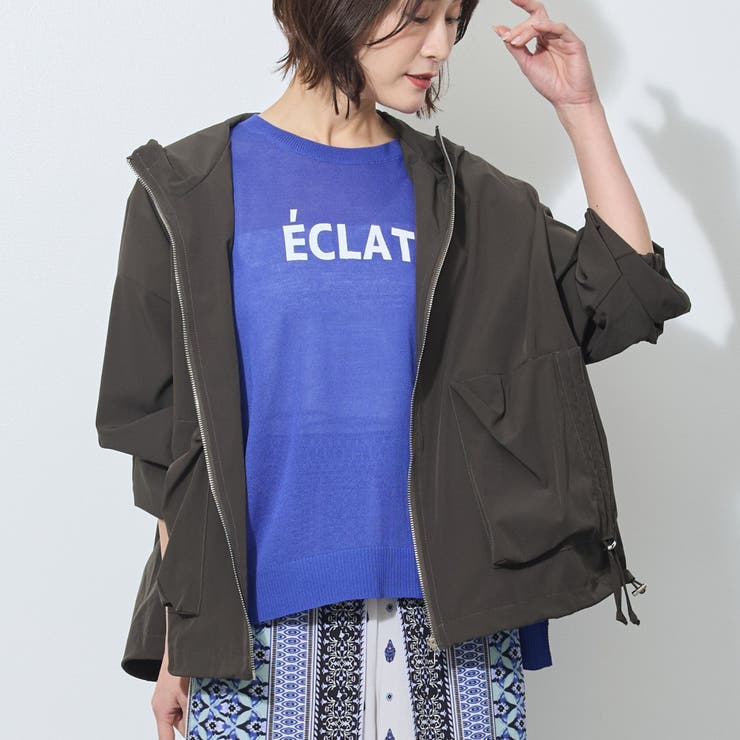 【WALDO】フード付きジップアップ一重ブルゾン | NICOLE | 詳細画像8 