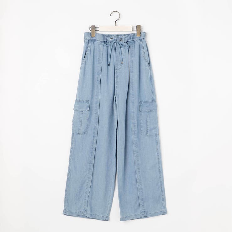 【WALDO】ウエストゴムカーゴデニムワイドパンツ | NICOLE | 詳細画像19 