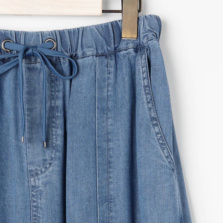 【WALDO】ウエストゴムカーゴデニムワイドパンツ | NICOLE | 詳細画像22 