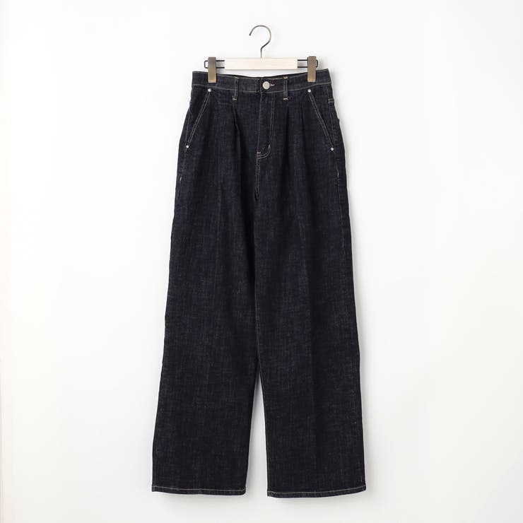 【WALDO】センタープレス入り2タックデニムワイドパンツ | NICOLE | 詳細画像12 