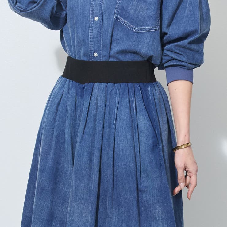 【WALDO】ウエストゴム2.5オンスデニムフレアパンツ | NICOLE | 詳細画像10 