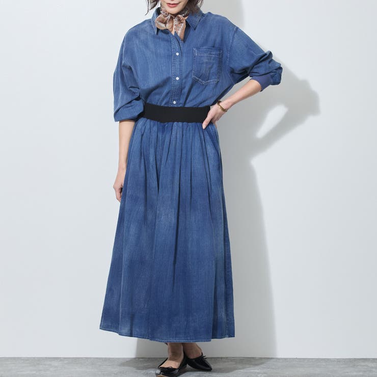 【WALDO】ウエストゴム2.5オンスデニムフレアパンツ | NICOLE | 詳細画像11 