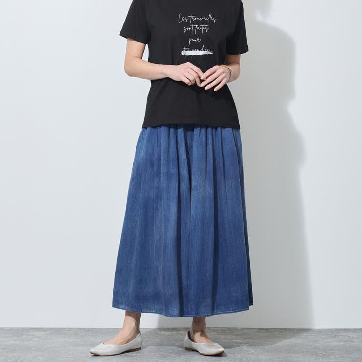 【WALDO】ウエストゴム2.5オンスデニムフレアパンツ | NICOLE | 詳細画像12 