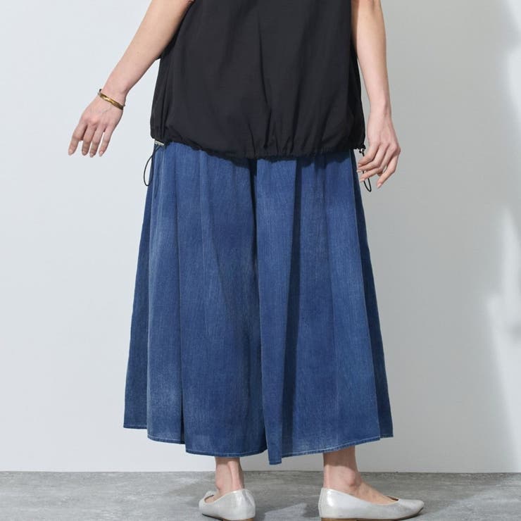 【WALDO】ウエストゴム2.5オンスデニムフレアパンツ | NICOLE | 詳細画像15 