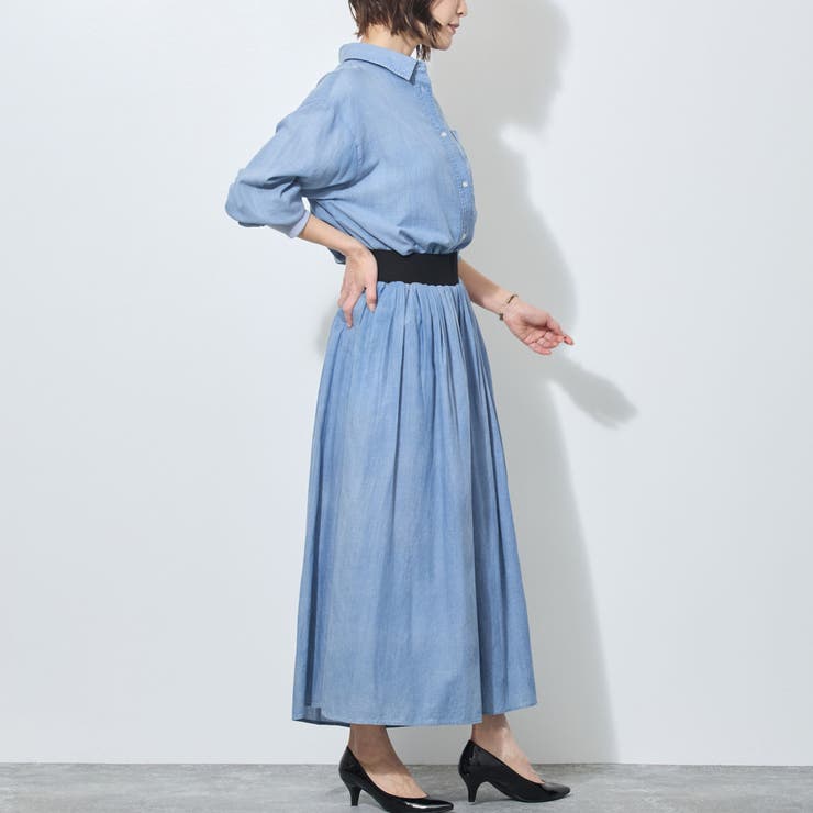 【WALDO】ウエストゴム2.5オンスデニムフレアパンツ | NICOLE | 詳細画像4 