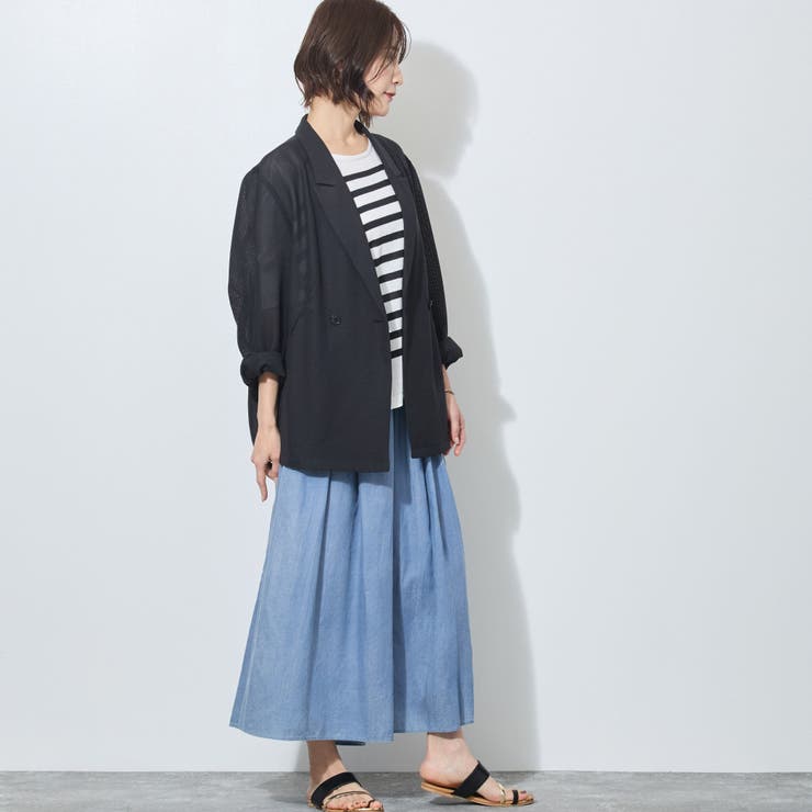 【WALDO】ウエストゴム2.5オンスデニムフレアパンツ | NICOLE | 詳細画像8 