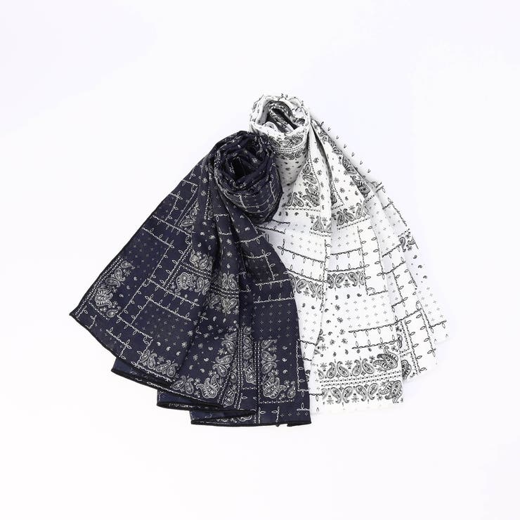 【WALDO】バンダナ柄大判スカーフ | NICOLE | 詳細画像4 