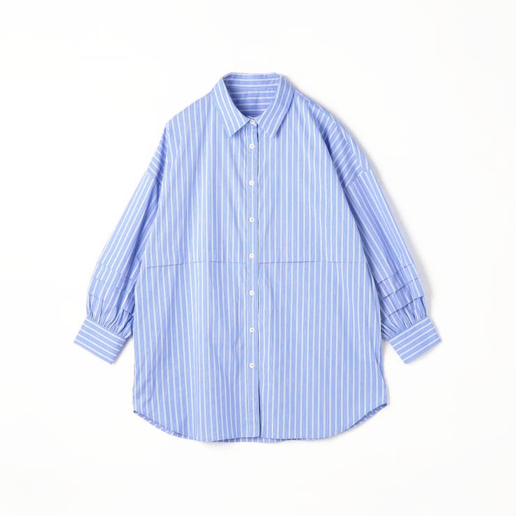 【WALDO】タック入りストライプチュニックシャツ | NICOLE | 詳細画像12 