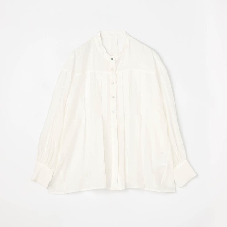 【WALDO】前付き合わせタック入りバンドカラーブラウス | NICOLE | 詳細画像16 