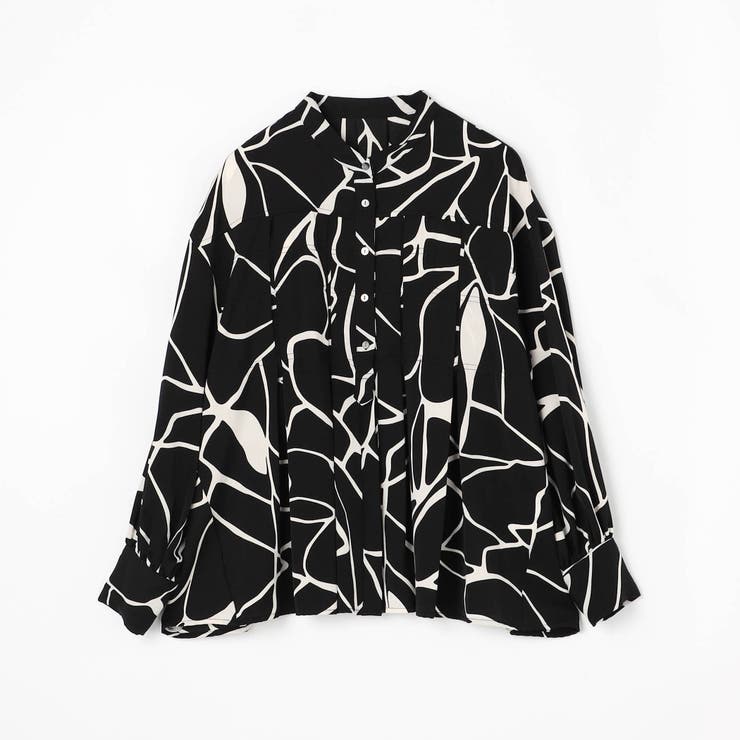 【WALDO】前付き合わせタック入りバンドカラーブラウス | NICOLE | 詳細画像18 