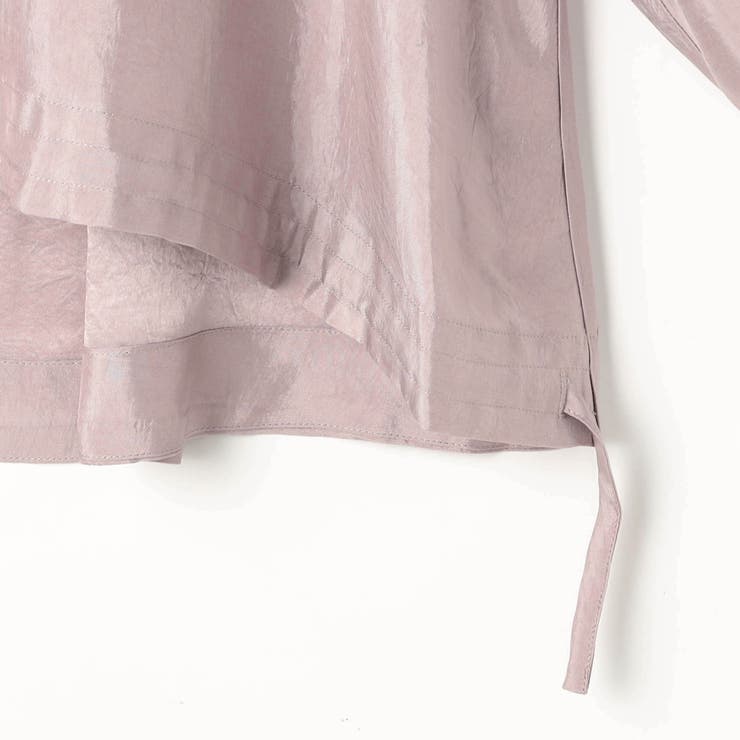 【WALDO】裾ドロスト入りノーカラーブラウス | NICOLE | 詳細画像23 