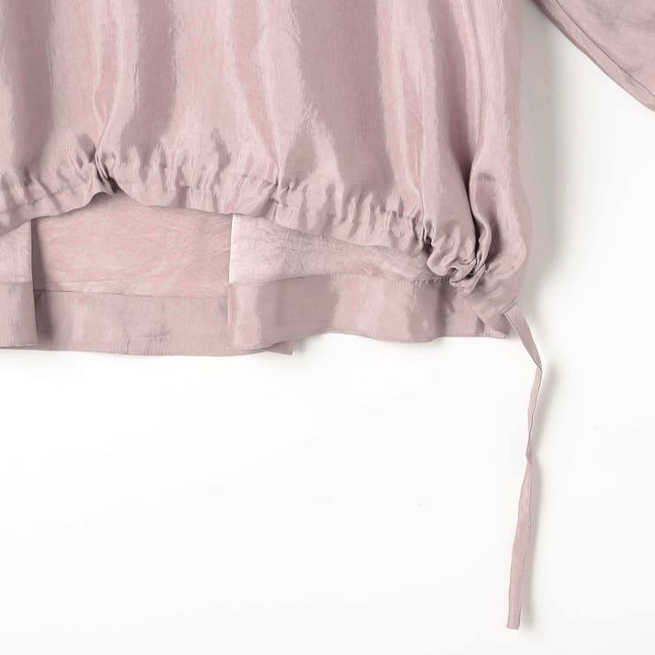 【WALDO】裾ドロスト入りノーカラーブラウス | NICOLE | 詳細画像24 