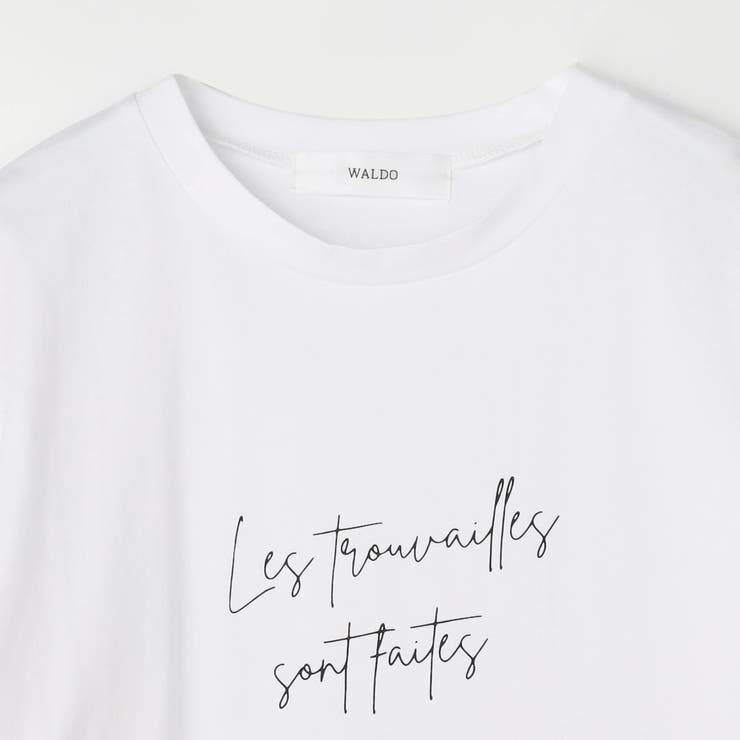 ラメ入りロゴプリント半袖Tシャツ | NICOLE | 詳細画像21 