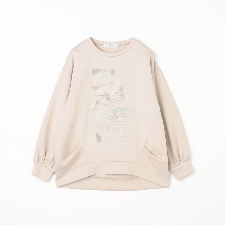 【WALDO】箔入りプリントプルオーバー | NICOLE | 詳細画像1 