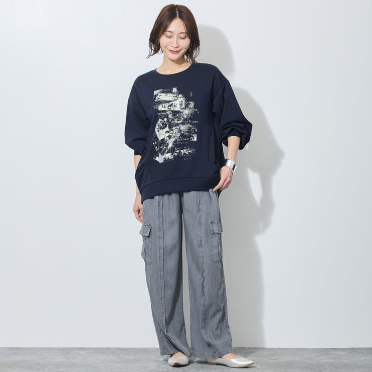 【WALDO】箔入りプリントプルオーバー | NICOLE | 詳細画像11 