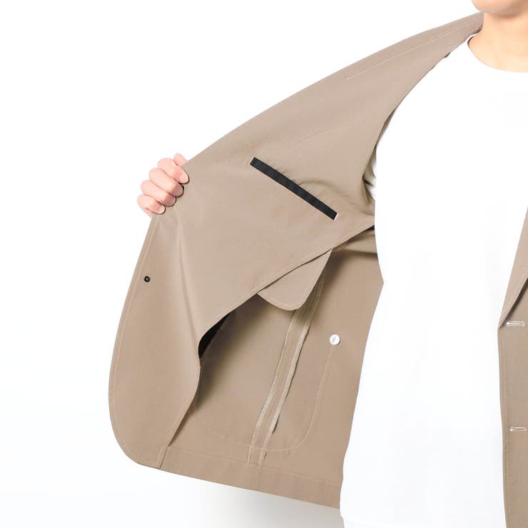 ナイロンリップストレッチテーラードジャケット | NICOLE | 詳細画像11 