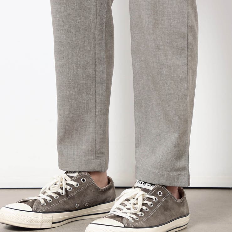 リネンライクポリエステルテーパードパンツ | NICOLE | 詳細画像8 