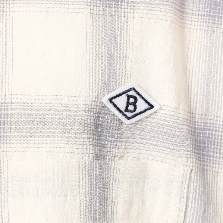 BROOKLYN OVERALL テクスチャーチェック バンドカラーシャツ | NICOLE | 詳細画像11 