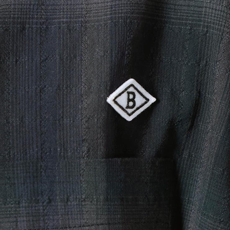 BROOKLYN OVERALL テクスチャーチェック バンドカラーシャツ | NICOLE | 詳細画像13 