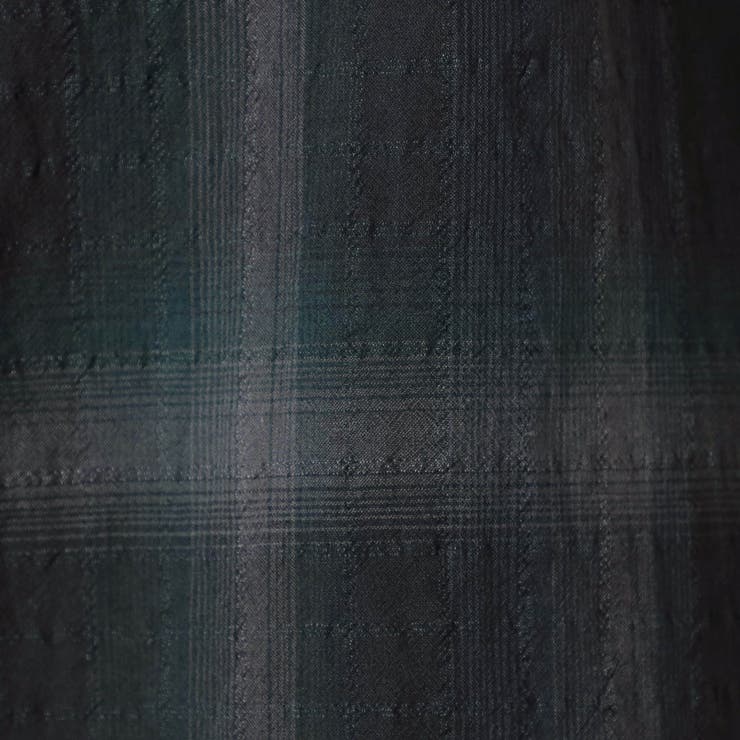 BROOKLYN OVERALL テクスチャーチェック バンドカラーシャツ | NICOLE | 詳細画像14 