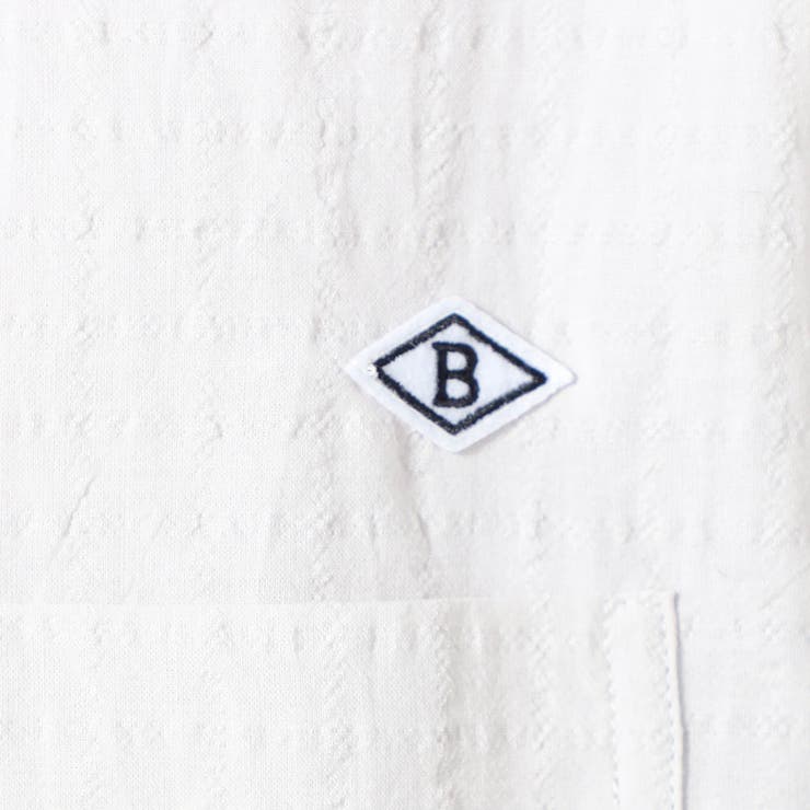 BROOKLYN OVERALL テクスチャーチェック バンドカラーシャツ | NICOLE | 詳細画像9 