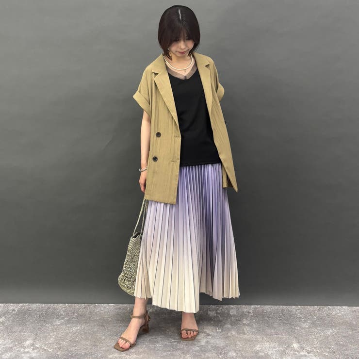 着心地抜群！大人グラデーションプリーツスカート | NICOLE | 詳細画像14 