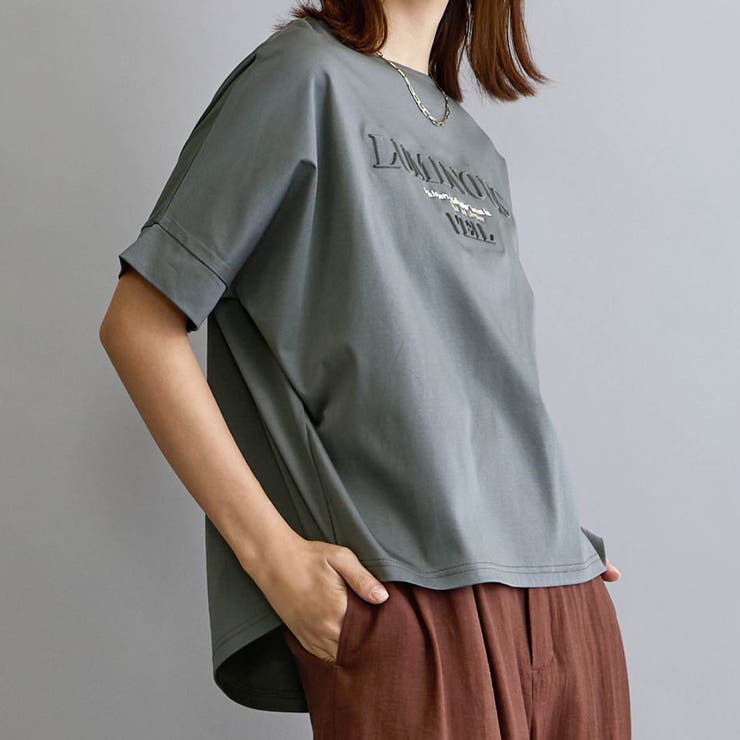 エンボスデザインTシャツ | NICOLE | 詳細画像7 
