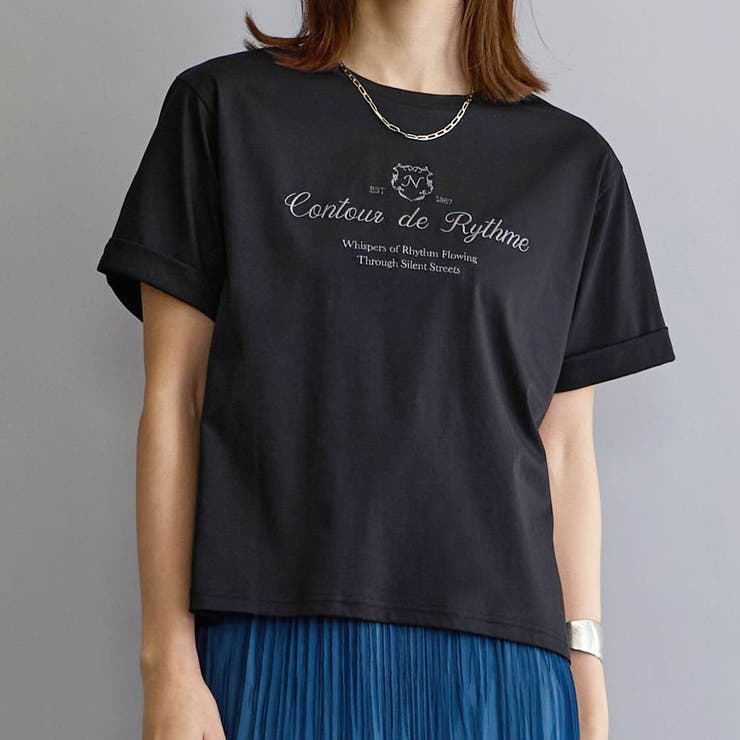 刺繍デザインＴシャツ | NICOLE | 詳細画像13 
