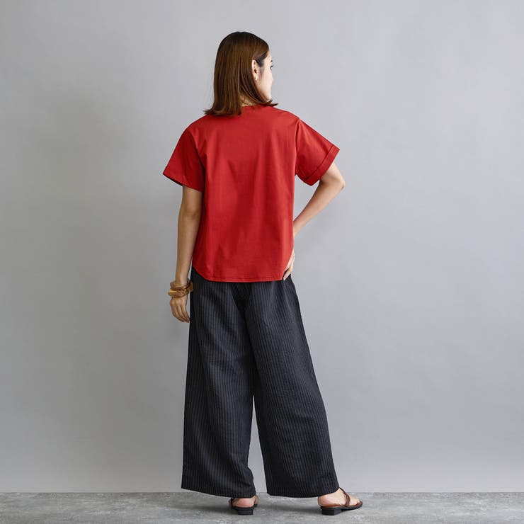 刺繍デザインＴシャツ | NICOLE | 詳細画像3 