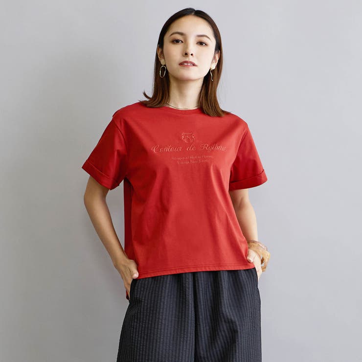 刺繍デザインＴシャツ | NICOLE | 詳細画像5 
