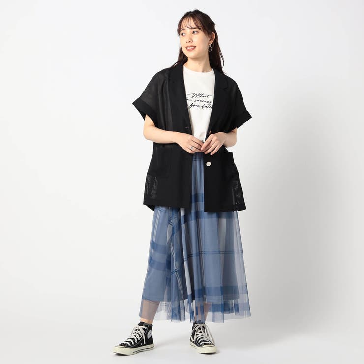 メッシュ半袖ジャケット | NICOLE | 詳細画像3 