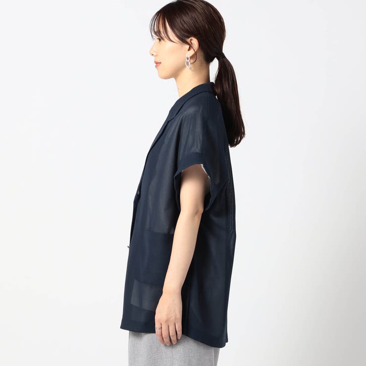 メッシュ半袖ジャケット | NICOLE | 詳細画像6 