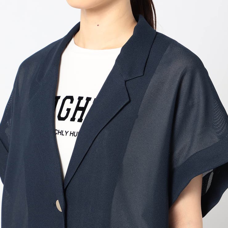 メッシュ半袖ジャケット | NICOLE | 詳細画像7 