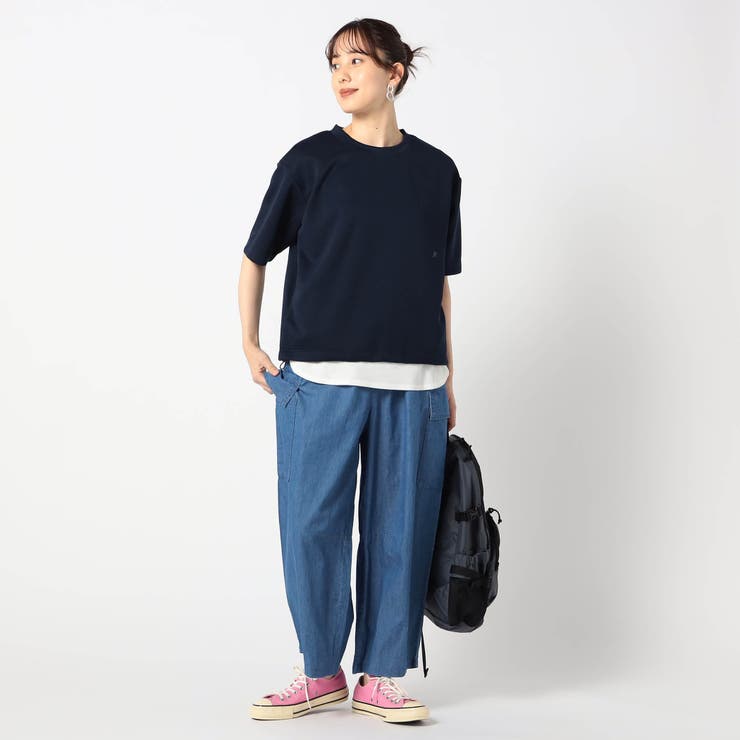 【BROOKLYN OVERALL 】カーゴポケット付きバレルレッグパンツ | NICOLE | 詳細画像2 
