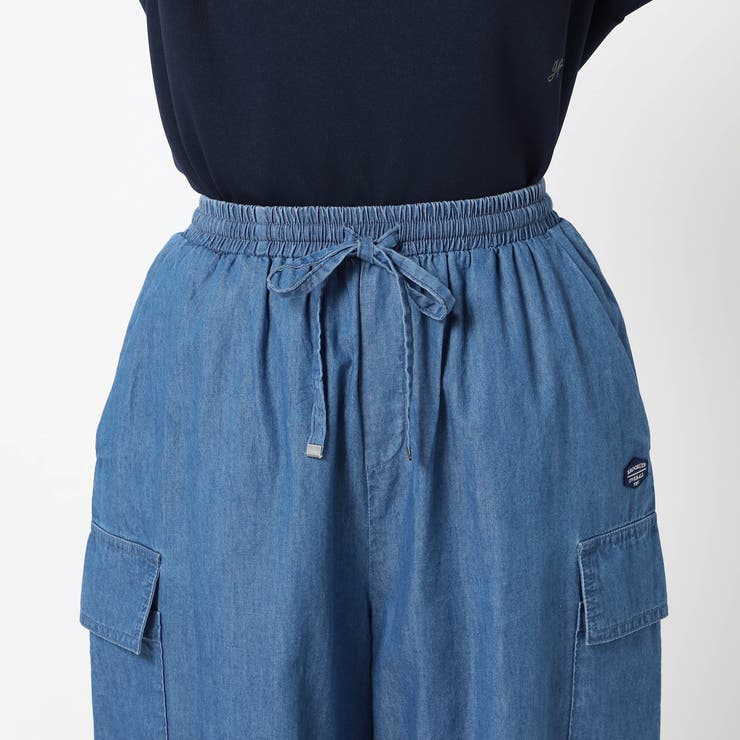 【BROOKLYN OVERALL 】カーゴポケット付きバレルレッグパンツ | NICOLE | 詳細画像7 