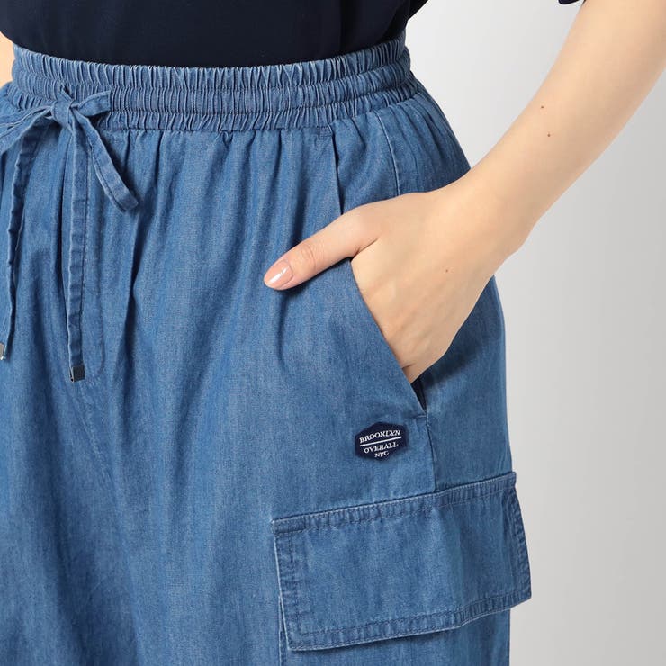 【BROOKLYN OVERALL 】カーゴポケット付きバレルレッグパンツ | NICOLE | 詳細画像8 