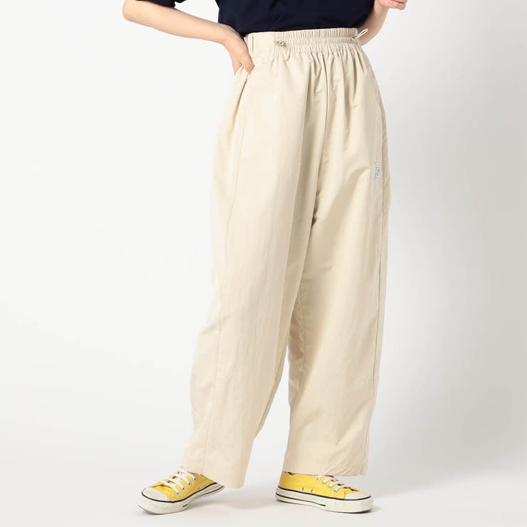 18ベージュ | 【BROOKLYN OVERALL】ウエストドローコードコクーンパンツ | NICOLE