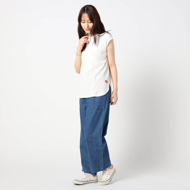 日本製ラウンドヘムノースリーブ | NICOLE | 詳細画像2 