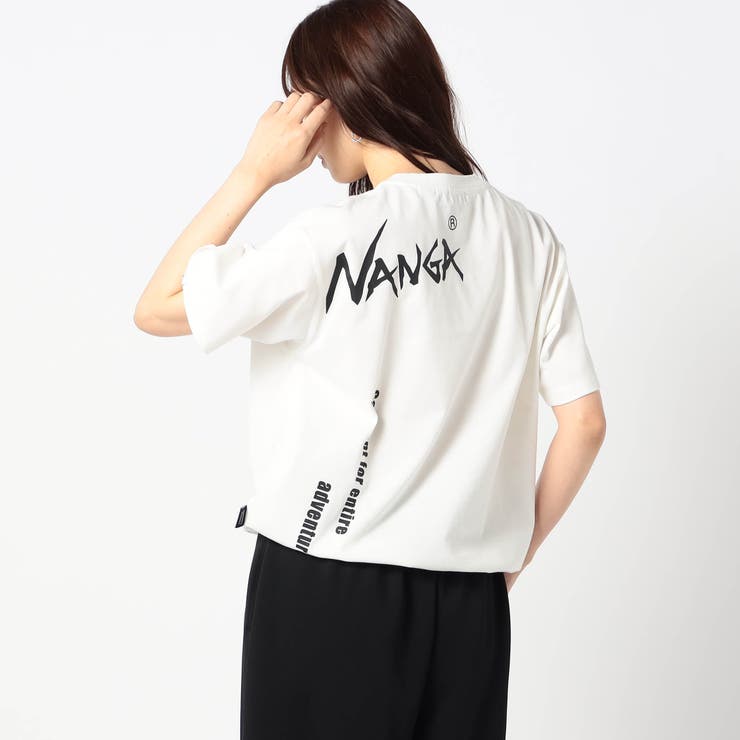 09ホワイト | 【NANGA別注】バックプリントTシャツ | NICOLE